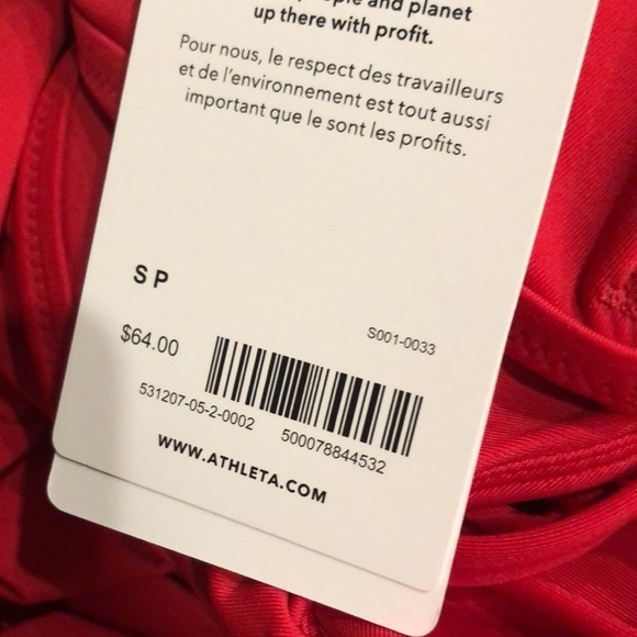 NWT! Athleta Matador Red Triangle Tankini A-C - Multiple Sizes - Picture 8 of 8